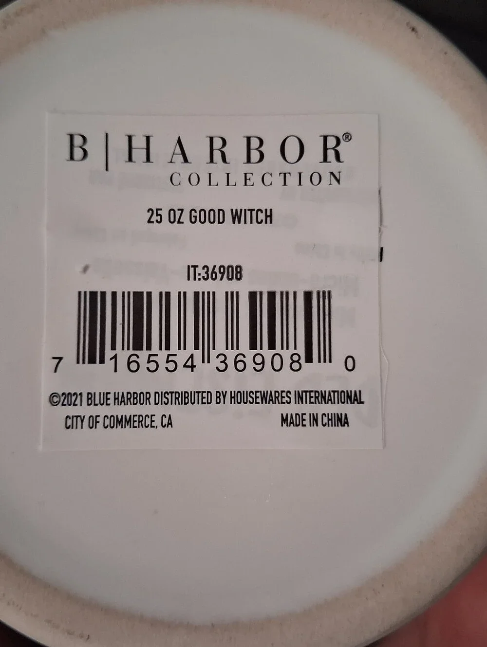 Arbor White Mug with Black Print